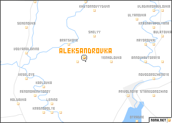 map of Aleksandrovka