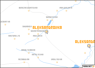 map of Aleksandrovka