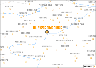 map of Aleksandrovka