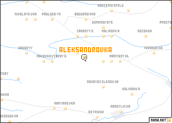 map of Aleksandrovka