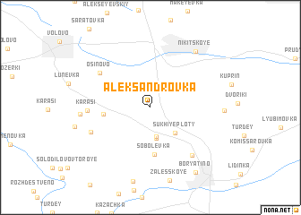 map of Aleksandrovka