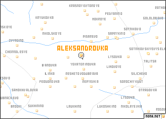 map of Aleksandrovka