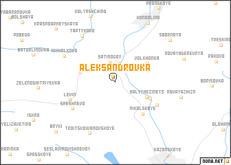 map of Aleksandrovka