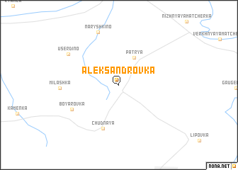 map of Aleksandrovka