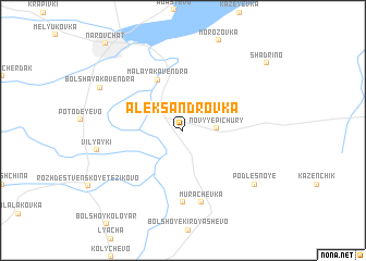 map of Aleksandrovka