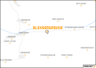 map of Aleksandrovka