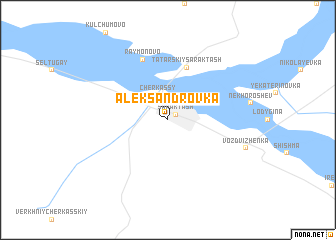 map of Aleksandrovka