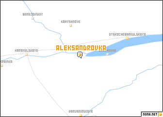 map of Aleksandrovka