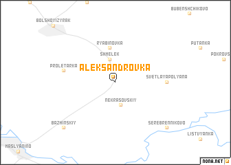 map of Aleksandrovka