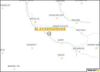 map of Aleksandrovka