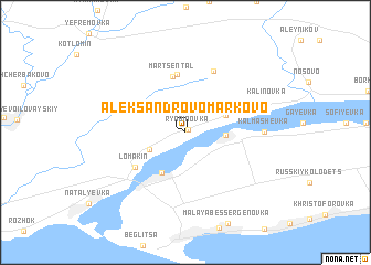 map of Aleksandrovo-Markovo
