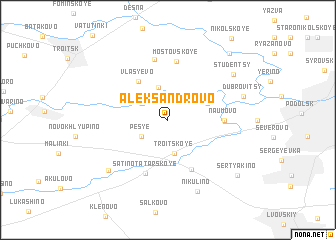 map of Aleksandrovo