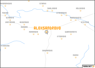 map of Aleksandrovo