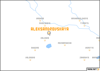 map of Aleksandrovskaya