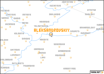 map of Aleksandrovskiy