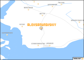 map of Aleksandrovskiy