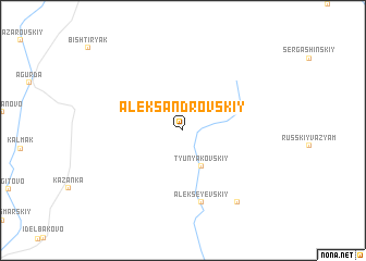 map of Aleksandrovskiy