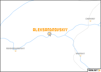 map of Aleksandrovskiy