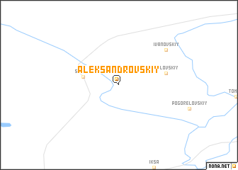 map of Aleksandrovskiy