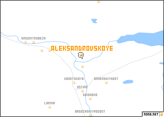 map of Aleksandrovskoye