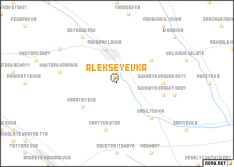 map of Alekseyevka