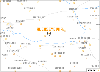 map of Alekseyevka