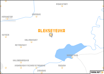 map of Alekseyevka