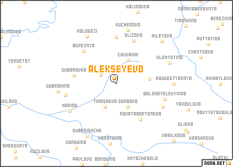 map of Alekseyevo