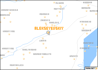 map of Alekseyevskiy