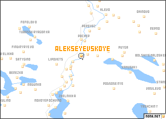 map of Alekseyevskoye