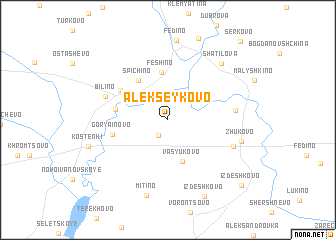 map of Alekseykovo