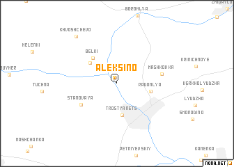 map of Aleksino