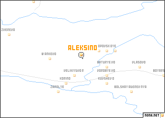 map of Aleksino