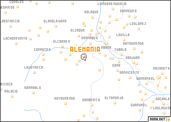 map of Alemania