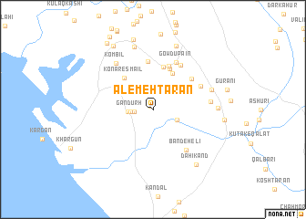 map of Āl-e Mehtarān
