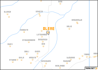 map of Alémé