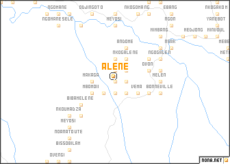 map of Aléné