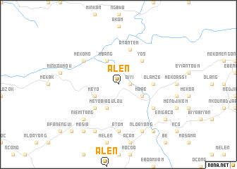 map of Alen