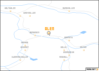 map of Ålen