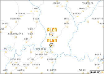 map of Alen