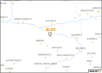 map of Alen\