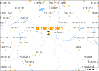 map of Alepokhórion