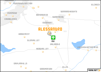 map of Alessandro