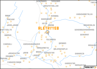 map of Āl-e Ţayyeb