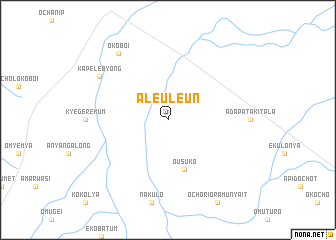 map of Aleuleun