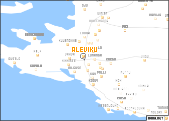map of Aleviku