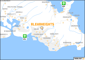 map of Alewa Heights