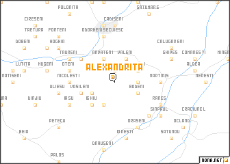 map of Alexandriţa