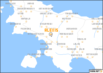 map of Aléxis