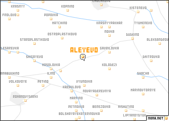 map of Aleyevo